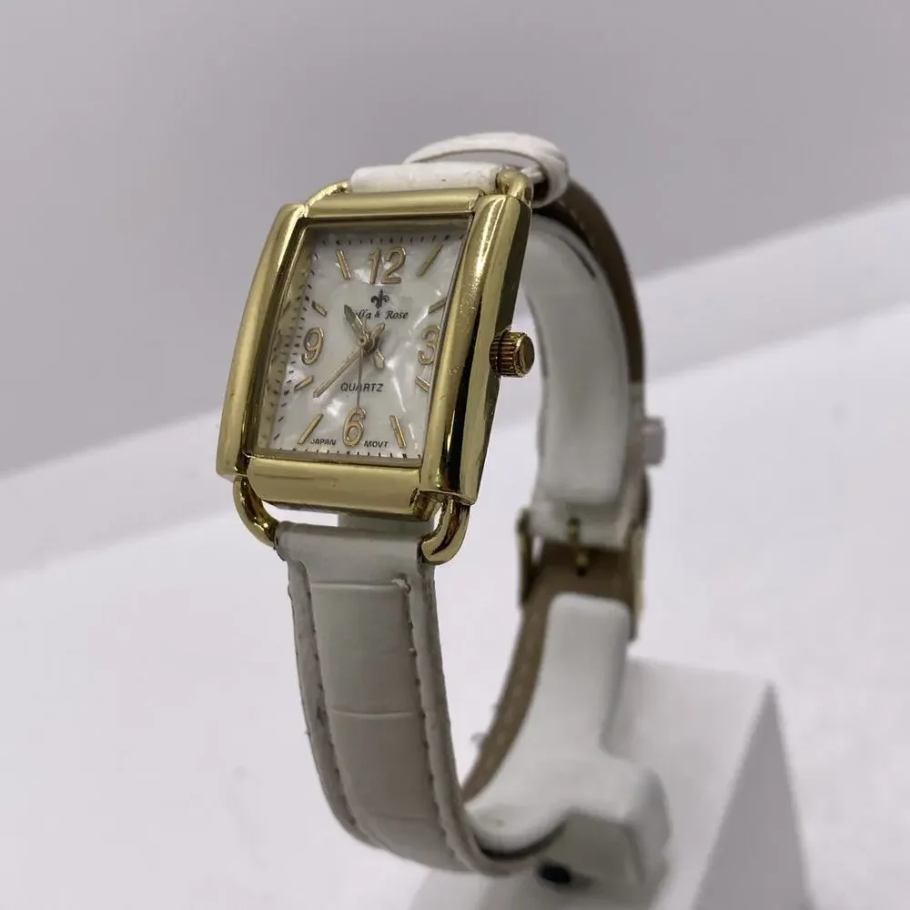 Bella & Rose Womens Tank Watch New Batteey